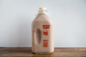 Byrne Farm Fresh Glass Milk Half Gallon Chocolate