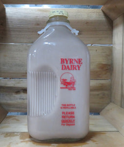 Byrne Farm Fresh Glass Milk Half Gallon Chocolate