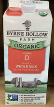 Byrne Hollow Organic Whole Milk