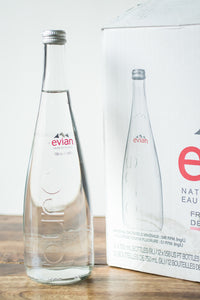 Evian Glass Liters 12 per case