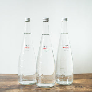 Evian Glass Liters 12 per case