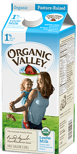 Organic Valley Half Gallon 1%