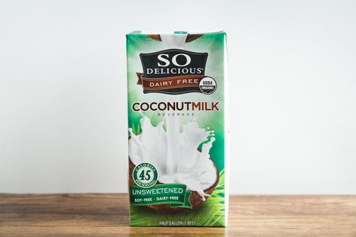 So Delicious Coconut Milk Unsweetened Half Gallon Organic